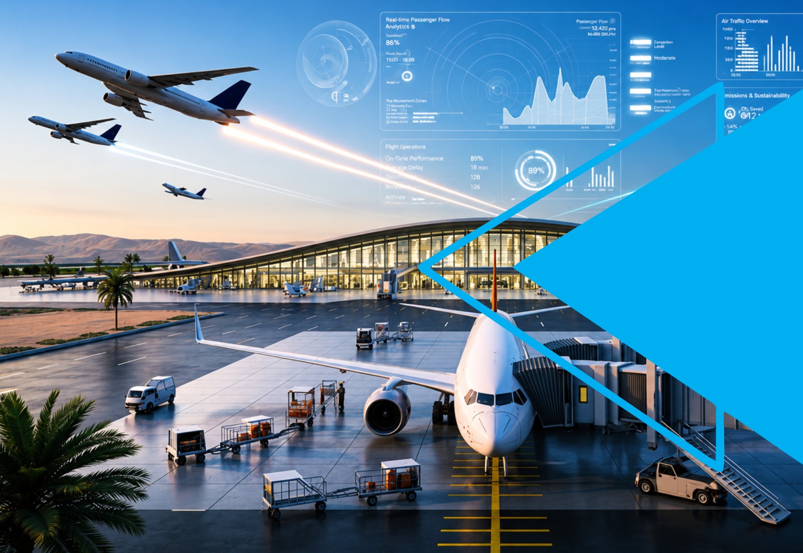 Airport Terminal FIDS Installation